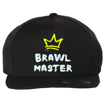 Brawl Master Gamer Gaming Brawler Wool Snapback Cap