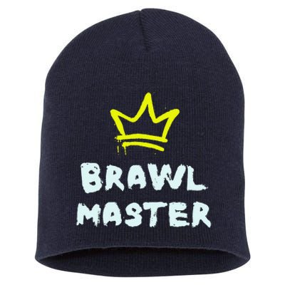 Brawl Master Gamer Gaming Brawler Short Acrylic Beanie