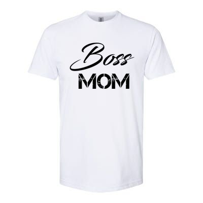 Boss Mom Great Gift Funny Gift Softstyle® CVC T-Shirt