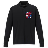 Boy Mama Groovy Mama And Daddy Spidey Mom In My Mom Era Performance Long Sleeve Polo