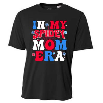 Boy Mama Groovy Mama And Daddy Spidey Mom In My Mom Era Cooling Performance Crew T-Shirt