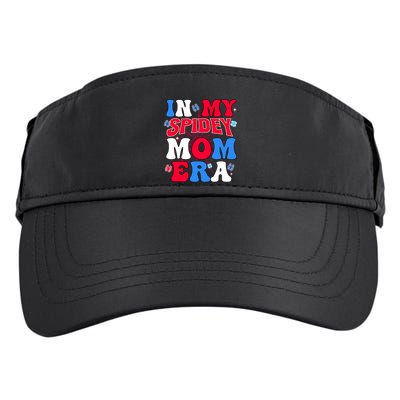 Boy Mama Groovy Mama And Daddy Spidey Mom In My Mom Era Adult Drive Performance Visor