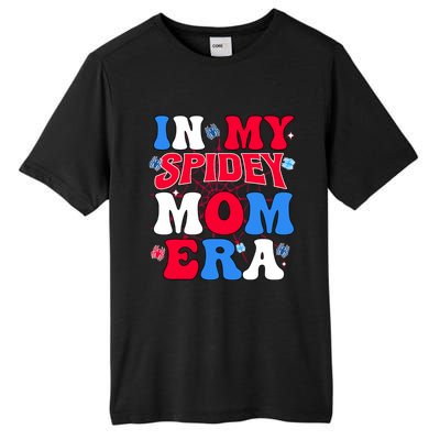 Boy Mama Groovy Mama And Daddy Spidey Mom In My Mom Era Tall Fusion ChromaSoft Performance T-Shirt