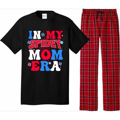 Boy Mama Groovy Mama And Daddy Spidey Mom In My Mom Era Pajama Set