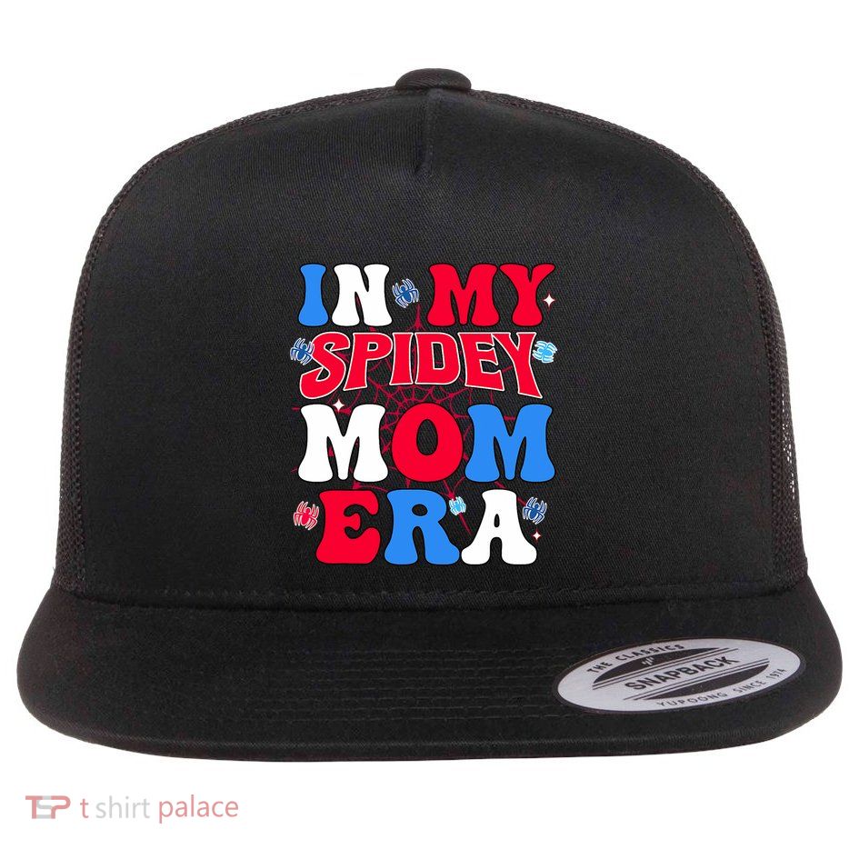 Boy Mama Groovy Mama And Daddy Spidey Mom In My Mom Era Flatbill Hat