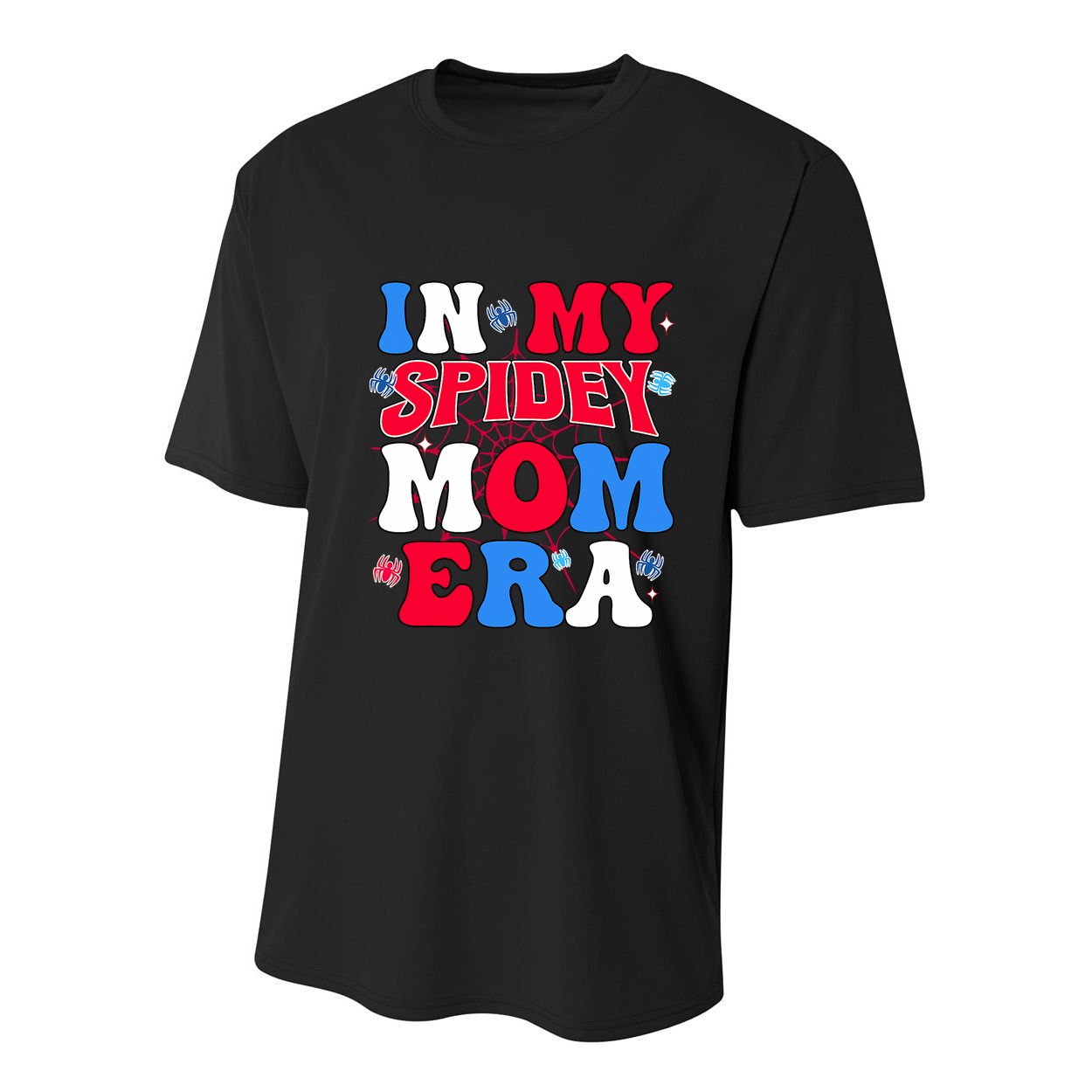Boy Mama Groovy Mama And Daddy Spidey Mom In My Mom Era Youth Performance Sprint T-Shirt