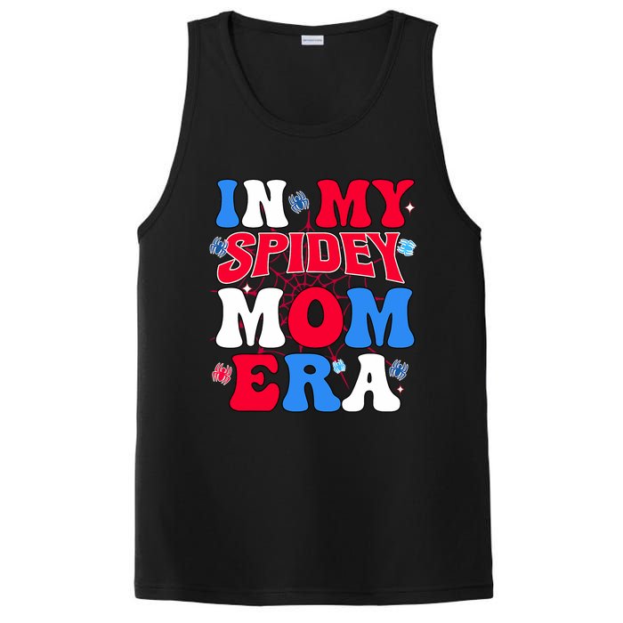 Boy Mama Groovy Mama And Daddy Spidey Mom In My Mom Era PosiCharge Competitor Tank