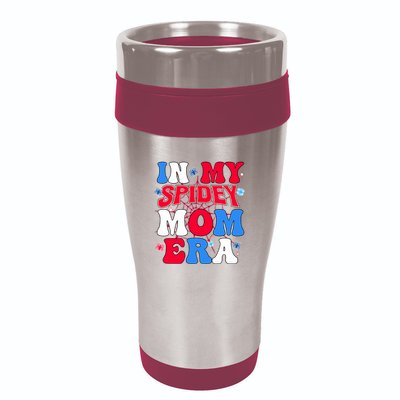 Boy Mama Groovy Mama And Daddy Spidey Mom In My Mom Era 16oz Travel Tumbler