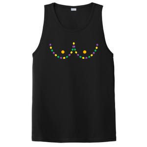 Boobs Mardi Gras Funny Beads Boobs Outline PosiCharge Competitor Tank