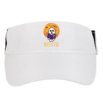 Boooks Moon Ghost Reading Halloween Bookworm Librarian Book Adult Drive Performance Visor