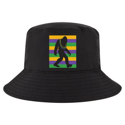 Bigfoot Mardi Gras Sasquatch Funny Gift Cool Comfort Performance Bucket Hat