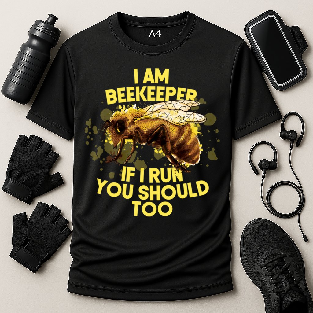 Beekeeper Meaningful Gift Honeycomb Honey Bee Beekeeping Gift Cooling Performance Crew T-Shirt