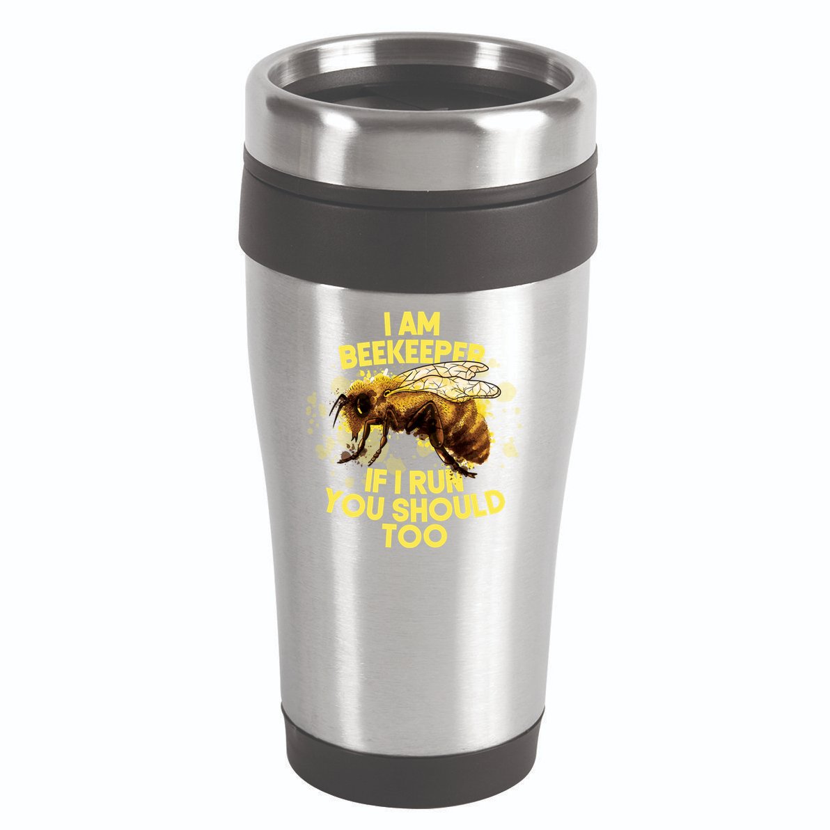 Beekeeper Meaningful Gift Honeycomb Honey Bee Beekeeping Gift 16oz Travel Tumbler