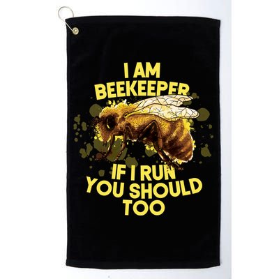 Beekeeper Meaningful Gift Honeycomb Honey Bee Beekeeping Gift Golf Towel