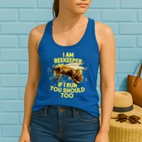 Beekeeper Meaningful Gift Honeycomb Honey Bee Beekeeping Gift Womens Tank Top