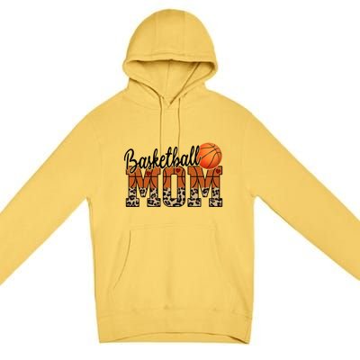 Basketball Mom Gift Funny Ball Mom Cute Letter Great Gift Premium Pullover Hoodie