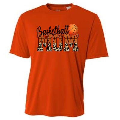 Basketball Mom Gift Funny Ball Mom Cute Letter Great Gift Cooling Performance Crew T-Shirt