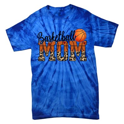 Basketball Mom Gift Funny Ball Mom Cute Letter Great Gift Tie-Dye T-Shirt