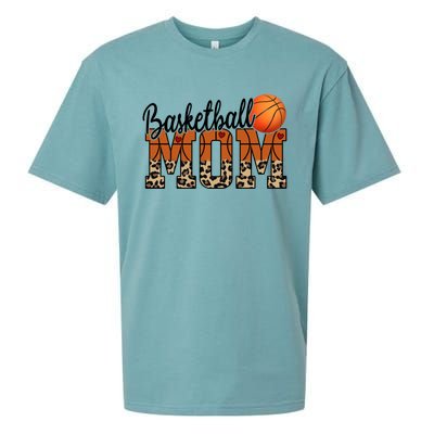 Basketball Mom Gift Funny Ball Mom Cute Letter Great Gift Sueded Cloud Jersey T-Shirt