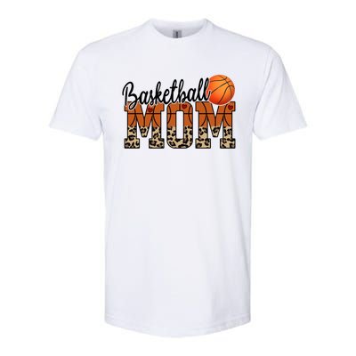 Basketball Mom Gift Funny Ball Mom Cute Letter Great Gift Softstyle® CVC T-Shirt