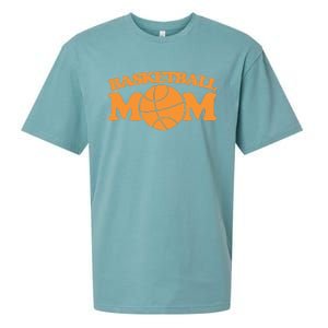 Basketball Mom Gift Sports Mothers Day Funny Gift Sueded Cloud Jersey T-Shirt