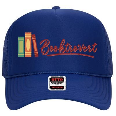 Booktrovert Maroon Gift High Crown Mesh Back Trucker Hat