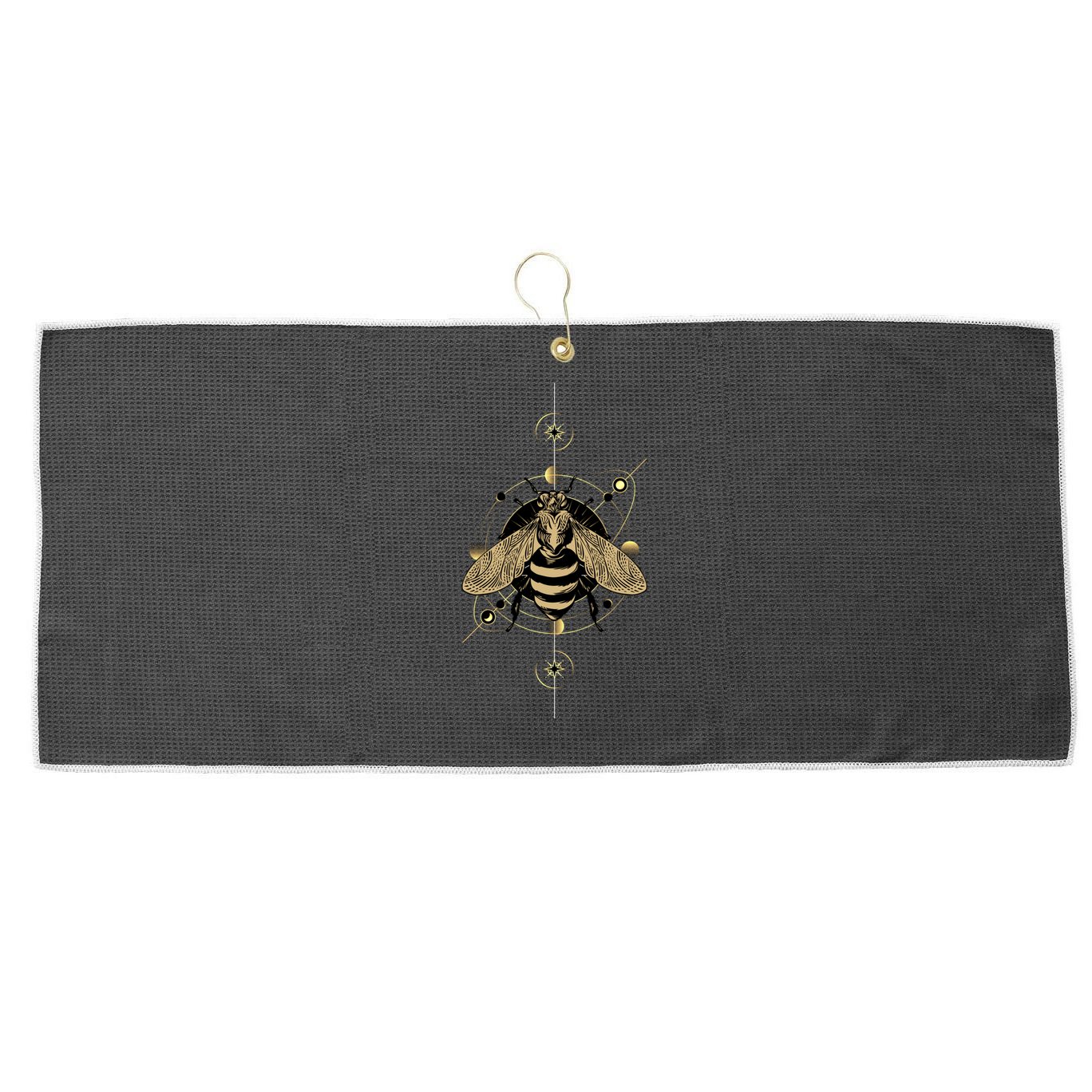 Beekeeper Meaningful Gift Honeycomb Honey Bee Compass Beekeeping Great Gift Large Microfiber Waffle Golf Towel