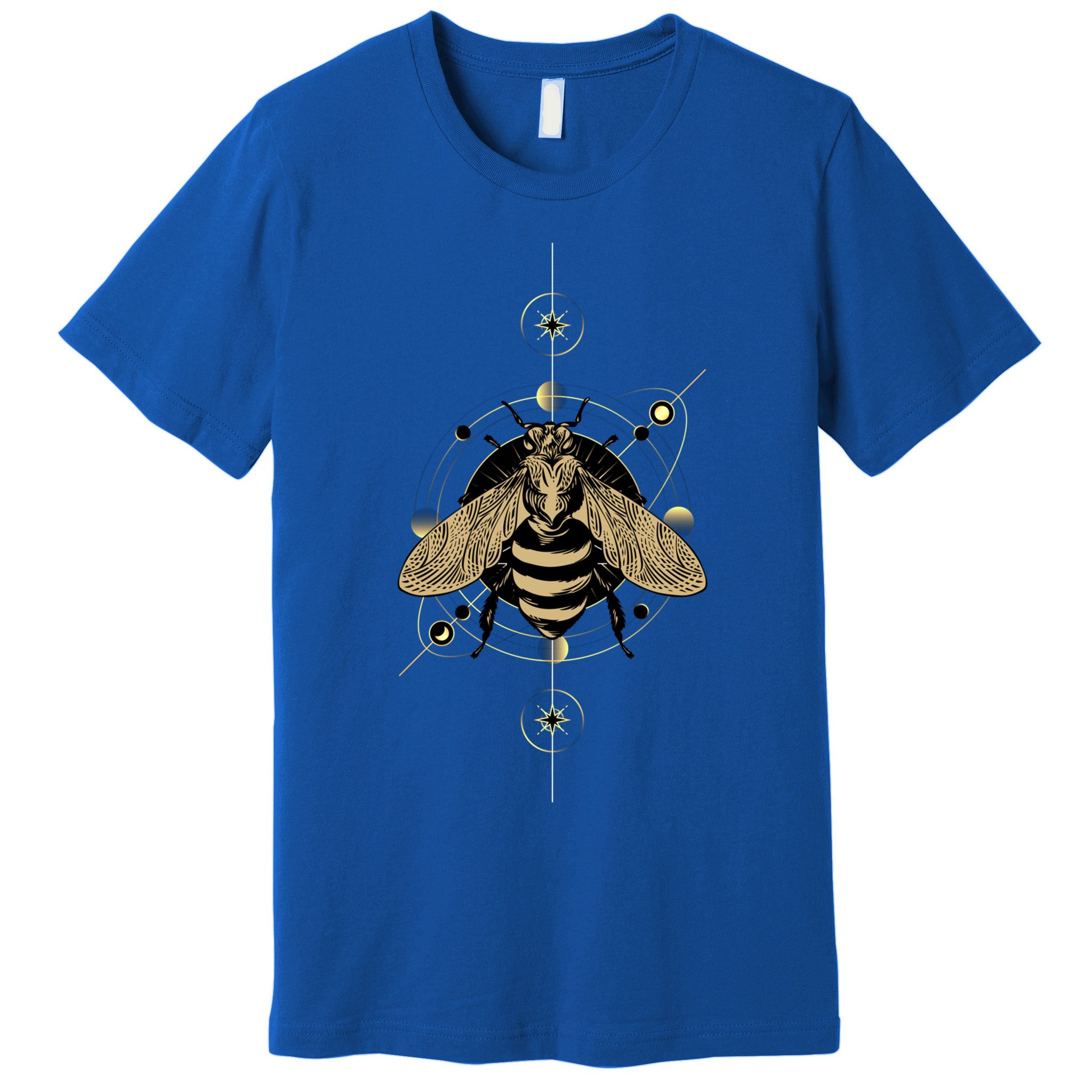 Beekeeper Meaningful Gift Honeycomb Honey Bee Compass Beekeeping Great Gift Premium T-Shirt