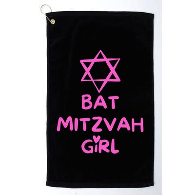 Bat Mitzvah Girl Jewish Star Of David Golf Towel