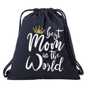 Best Mother Gift Best Mom In The World Drawstring Bag