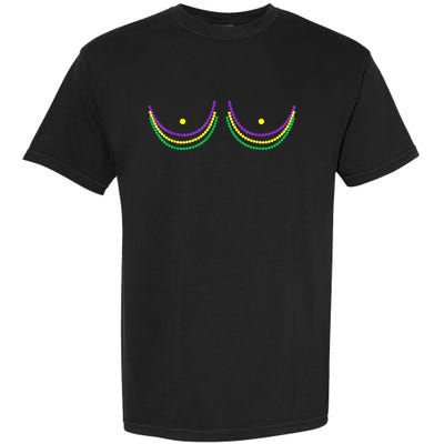 Boob Mardi Gras 2024 Funny Beads Boobs Garment-Dyed Heavyweight T-Shirt