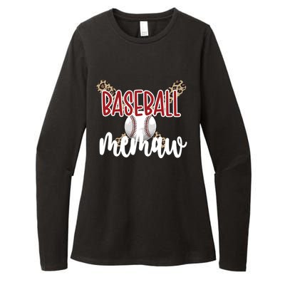 Baseball Memaw Grandma Baseball Player Memaw Gift Womens CVC Long Sleeve Shirt