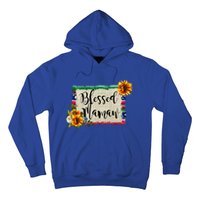 Blessed Mamaw Grandmother Floral Gift Hoodie