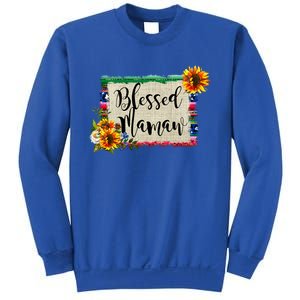 Blessed Mamaw Grandmother Floral Gift Sweatshirt