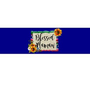 Blessed Mamaw Grandmother Floral Gift Bumper Sticker