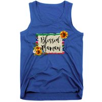 Blessed Mamaw Grandmother Floral Gift Tank Top