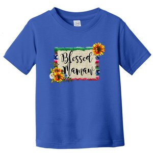 Blessed Mamaw Grandmother Floral Gift Toddler T-Shirt