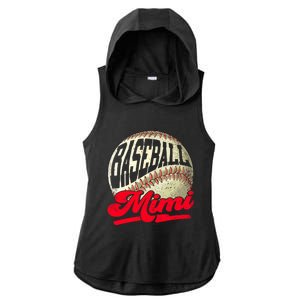 Baseball Mimi Game Day Baseball Lover Mothers Day Gift Ladies PosiCharge Tri-Blend Wicking Draft Hoodie Tank