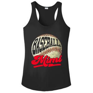 Baseball Mimi Game Day Baseball Lover Mothers Day Gift Ladies PosiCharge Competitor Racerback Tank