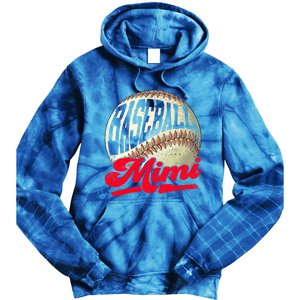 Baseball Mimi Game Day Baseball Lover Mothers Day Gift Tie Dye Hoodie