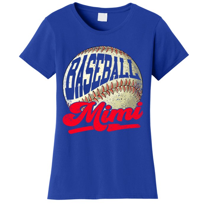 Baseball Mimi Game Day Baseball Lover Mothers Day Gift Women's T-Shirt