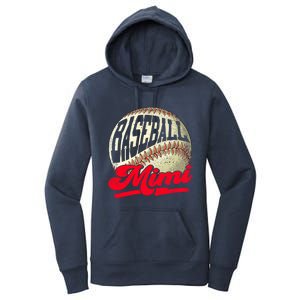 Baseball Mimi Game Day Baseball Lover Mothers Day Gift Women's Pullover Hoodie