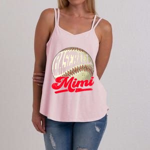 Baseball Mimi Game Day Baseball Lover Mothers Day Gift Women's Strappy Tank