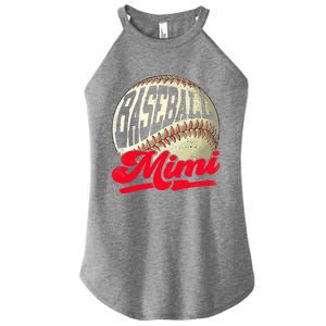 Baseball Mimi Game Day Baseball Lover Mothers Day Gift Women's Perfect Tri Rocker Tank