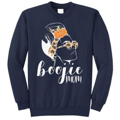 Boojie Mom Halloween Costume Mom Pumpkin Mommy Sweatshirt