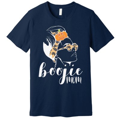 Boojie Mom Halloween Costume Mom Pumpkin Mommy Premium T-Shirt