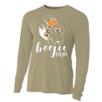 Boojie Mom Halloween Costume Mom Pumpkin Mommy Cooling Performance Long Sleeve Crew