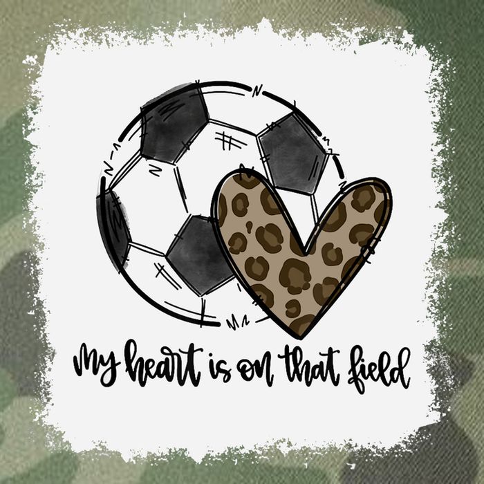 Bleached My Heart Is On That Field Soccer Mom Leopard Legacy Tie Dye Trucker Hat