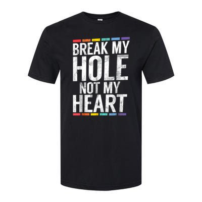 Break My Hole Not My Heart Vintage Softstyle® CVC T-Shirt