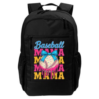 Baseball Mama Home Plate Ice Cream Drip With Sprinkles Drip Backpack